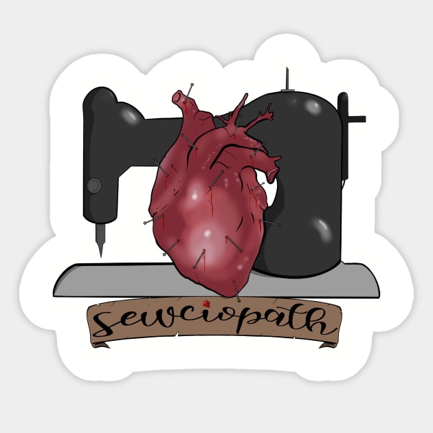 SEWCIOPATH Sticker by ArtOfJHammond